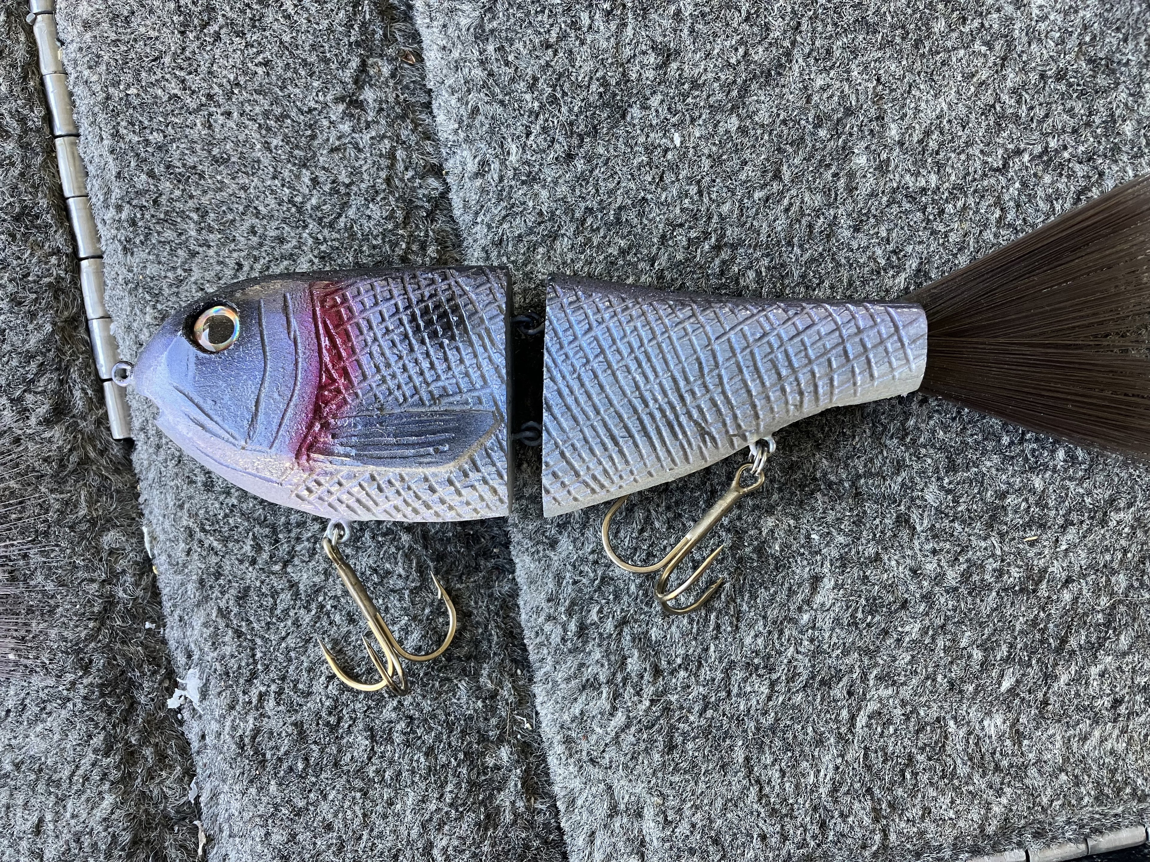 Jethro 6.0" Glide Bait — Purple Gizzard Shad | Slow Sink